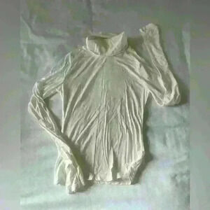 White Long Sleeve Turtleneck